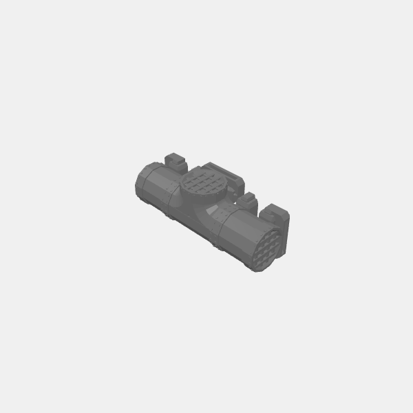 Industrial Catwalks Pipe Junction T 75mm v1.2.stl