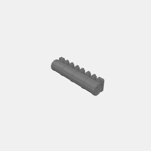 Industrial Catwalks Pipe Straight 125mm v1.2.stl