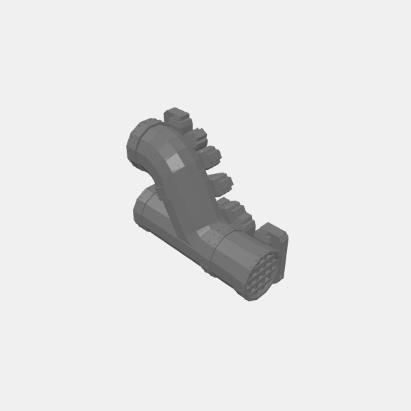 Industrial Catwalks Pipe Junction Y Right v1.2.stl
