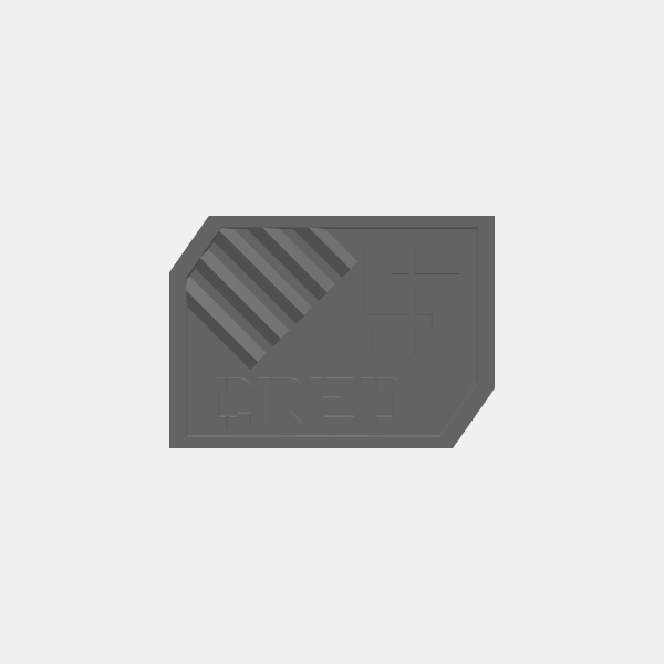 Sci Fi Game Currency Tokens - 5 Credits v1.2.stl