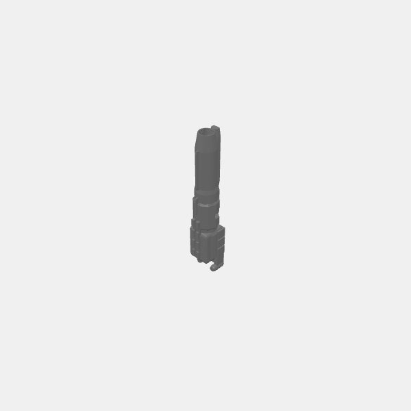 Harpoon Launcher design 2/Gaslands Weapons - Harpoon 2 - Harpoon Launcher v1.0.stl