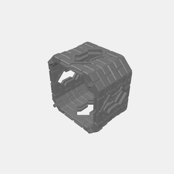 Understone Square Tower - Mid Large Windows v1.0.stl