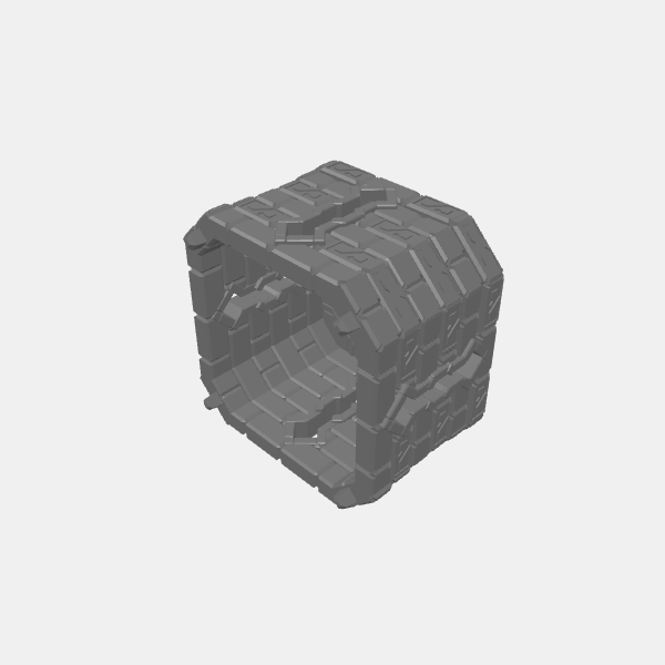 Understone Square Tower - Mid Arrow Slots v1.0.stl
