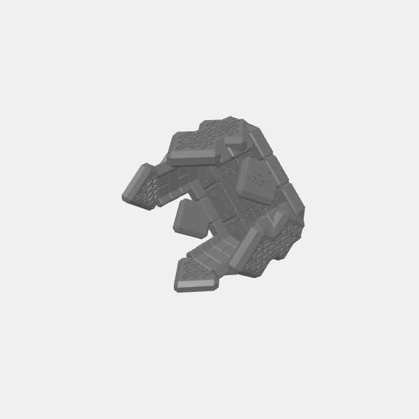 Understone Square Tower - Top Crown style v1.1.stl