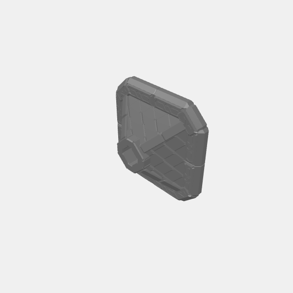 Understone Square Tower - Building Roof scale style v1.0.stl