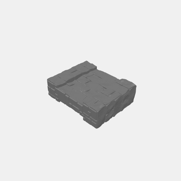 Tilestone Walls - 75mm Wall Crypt with Skeletons v1.1.stl
