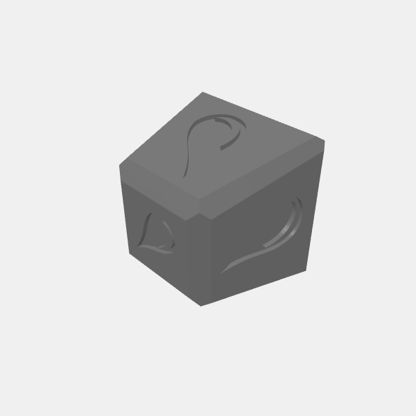 Stone Objective Marker Cap - Element Water v1.0.stl