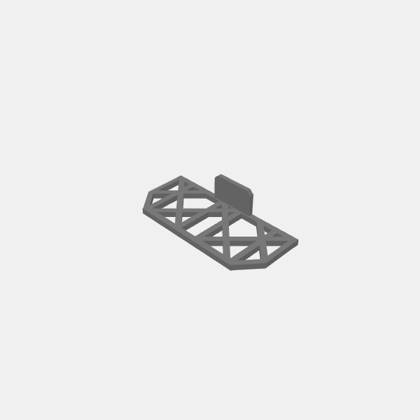Sci Fi Industrial Walkways Platform gaurd rail v1.1.stl