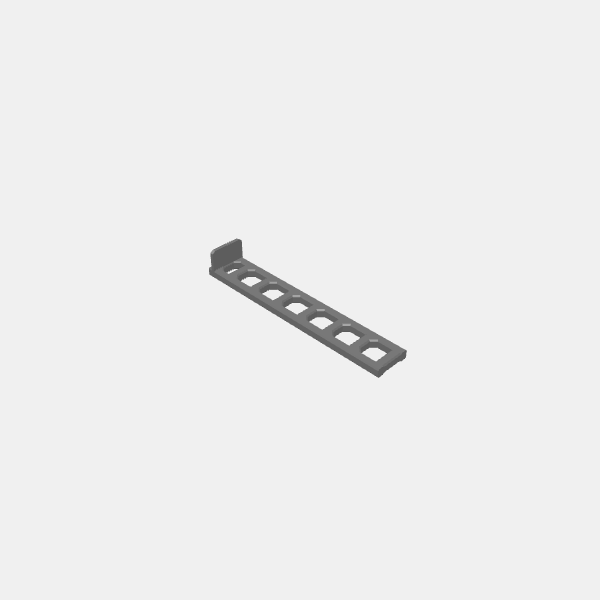 Sci Fi Industrial Walkways Ladder skinny v1.0.stl