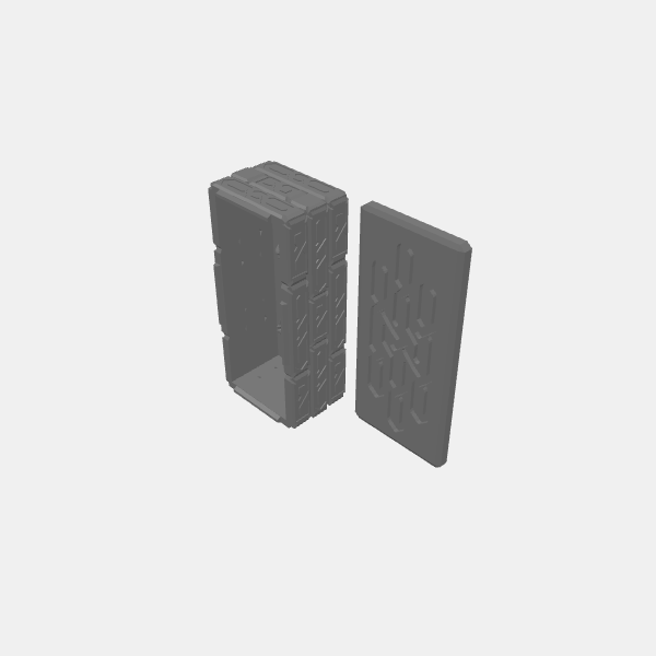 Understone mausoleum coffin and lid skeleton 1.0.stl