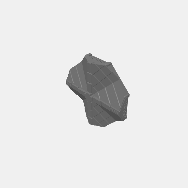 Understone mausoleum large - roof v1.1.stl