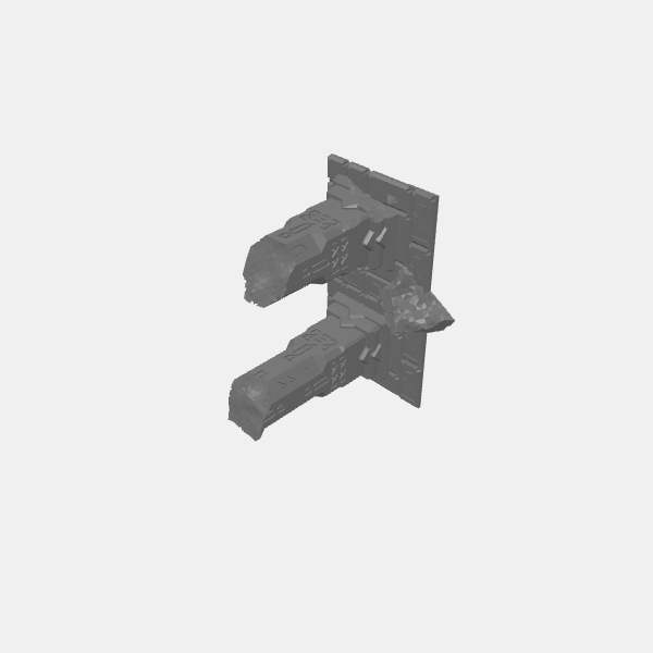 Understone Columns 2x Straight Ruined v1.0.stl