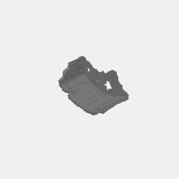 Tech Gothic Ruins 3x3 Angled solid 1 v1.0.stl
