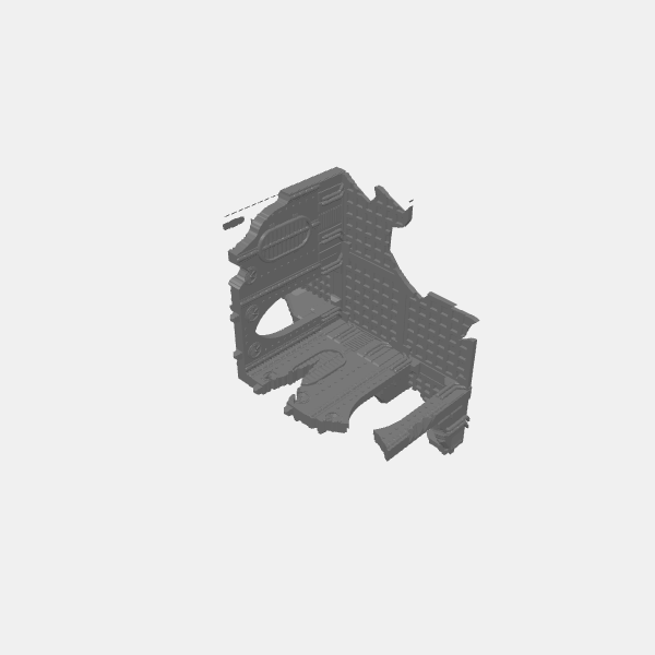 Tech Gothic Ruins 2x2 2 balcony v1.1.stl