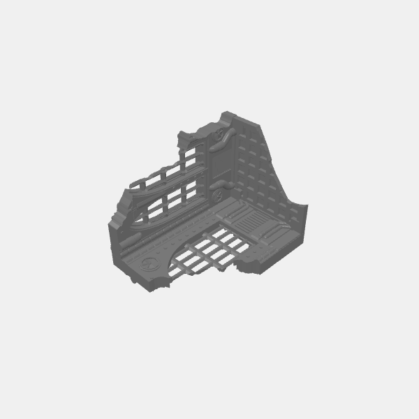 Tech Gothic Ruins 1x1 arch and double arch 1 v1.1.stl
