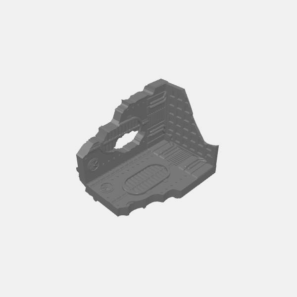 Tech Gothic Ruins 1x1 solid and solid 1 v1.1.stl
