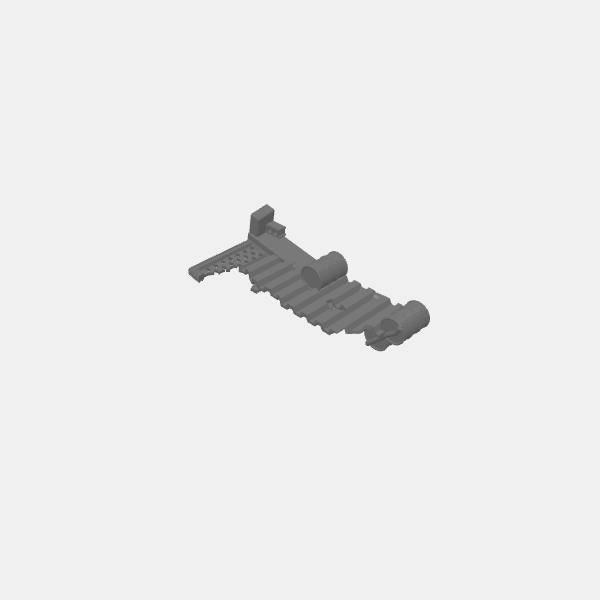 Gaslands Junk Barricades 2 fence v1.1.stl