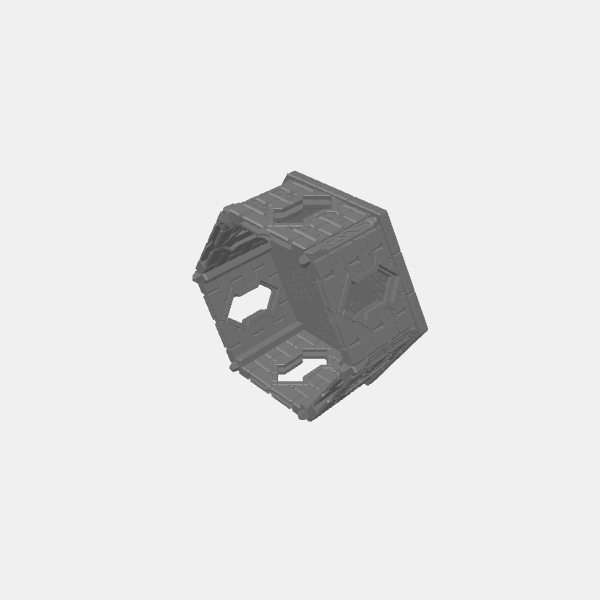 Understone Hex Tower - Mid Windows 6 v1.0.stl