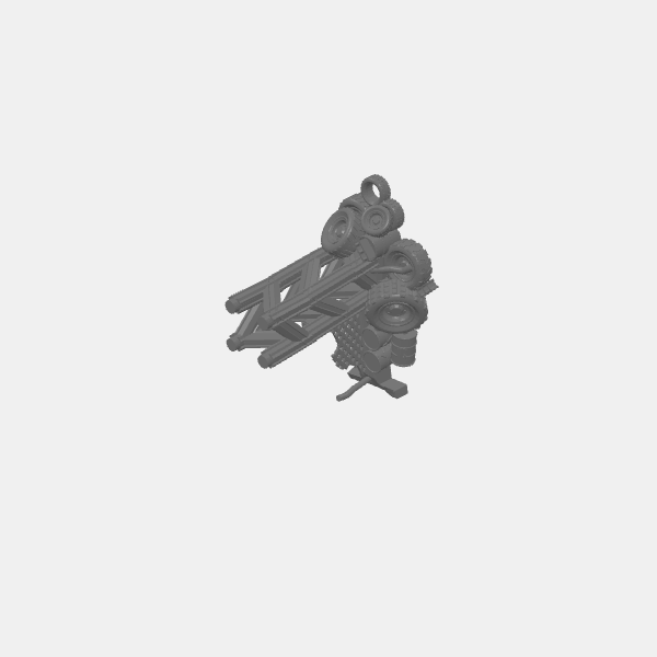 Gaslands Signs - Junk Pile wrecked girder 2 v1.0.stl