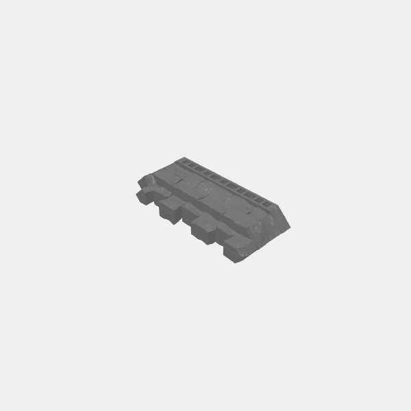 Walls/Battlements/PZ-Mirror-BGR-Tilestone-Wall-Battlements-Sm-v1.0.stl