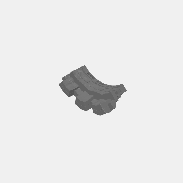 Walls/Battlements/G-BGR-Tilestone-Wall-Battlements-Lg-v1.1.stl