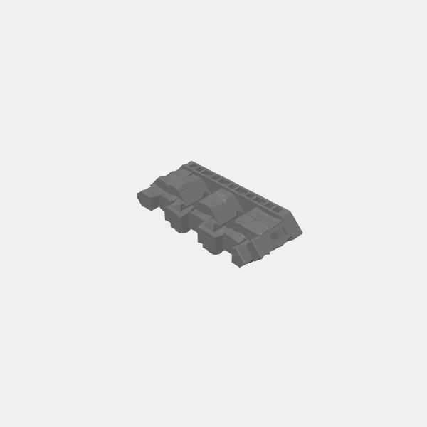 Walls/Battlements/PZ-BGR-Tilestone-Wall-Battlements-Sm-Arrowslot-v1.0.stl
