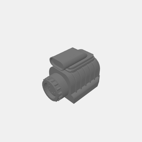 motors/Gaslands Motor Supercharger 3 back v1.0.stl