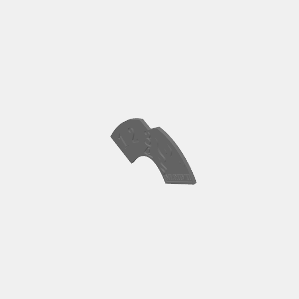 Gaslands Templates Fire Hairpin v1.0.stl