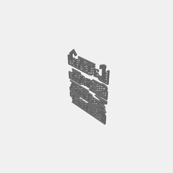 Gaslands Wrecked Signs 1-4 v1.4.stl
