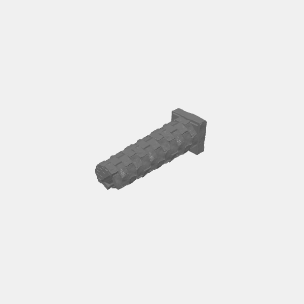 Tilestone Column single ruined 4 v1.0.stl