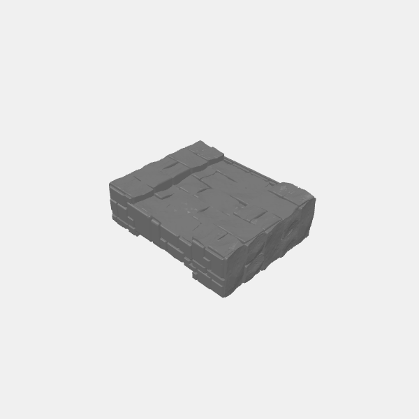 Tilestone Walls - 75mm Wall Bookshelf v1.0.stl