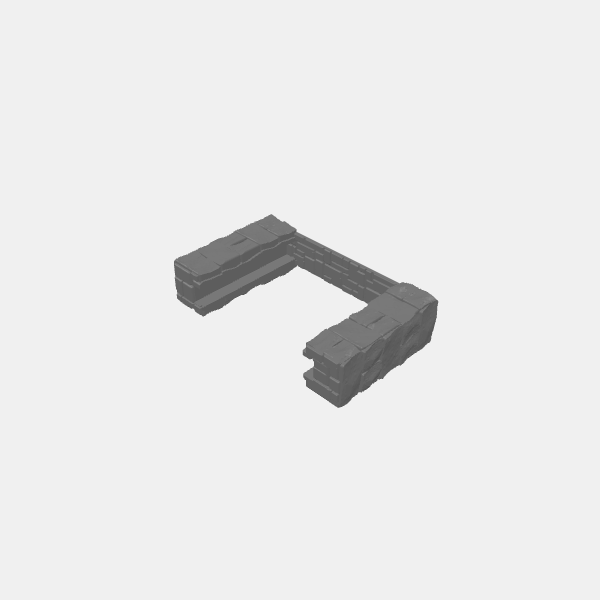 Tilestone Walls - 100mm Wall Hidden Entrance v1.0.stl