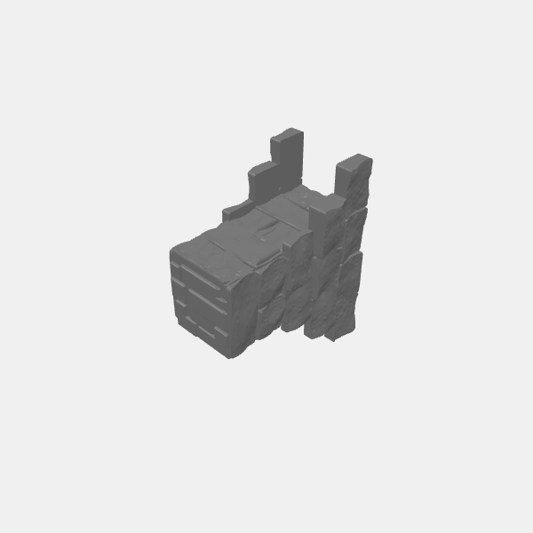 Tilestone Walls - Junction Straight v1.2.stl