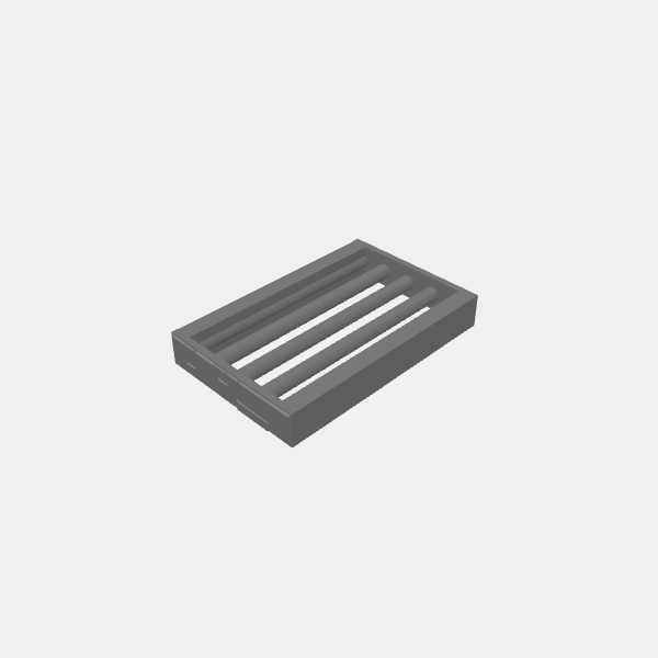 Tilestone Walls - Insert Door Bars Plain v1.0.stl