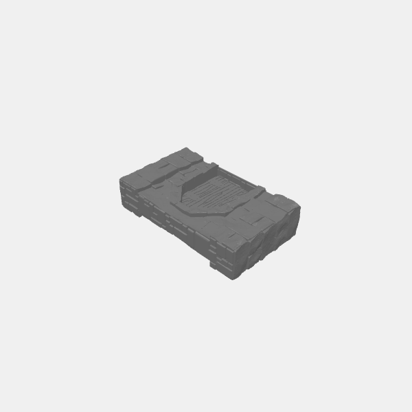 Archive/Tilestone Walls - 100mm Door Closed v1.3.stl