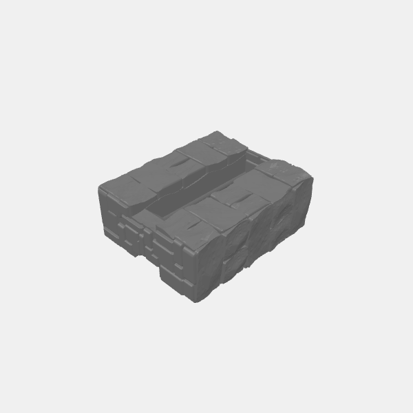 Tilestone Walls - 50mm Wall Bars Plain v1.0.stl