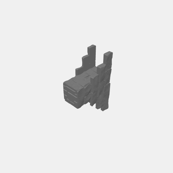 Tilestone Walls/Tilestone Walls Style Junction Straight v1.0.stl