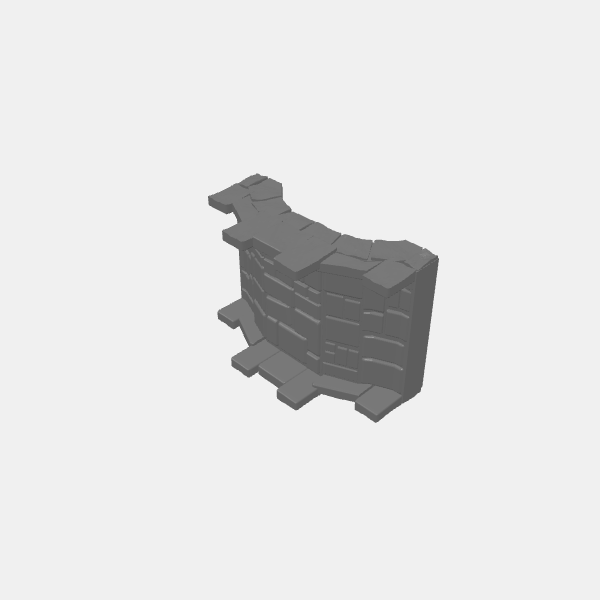 Tilestone Modular Bridge Medium span Arched v1.0.stl