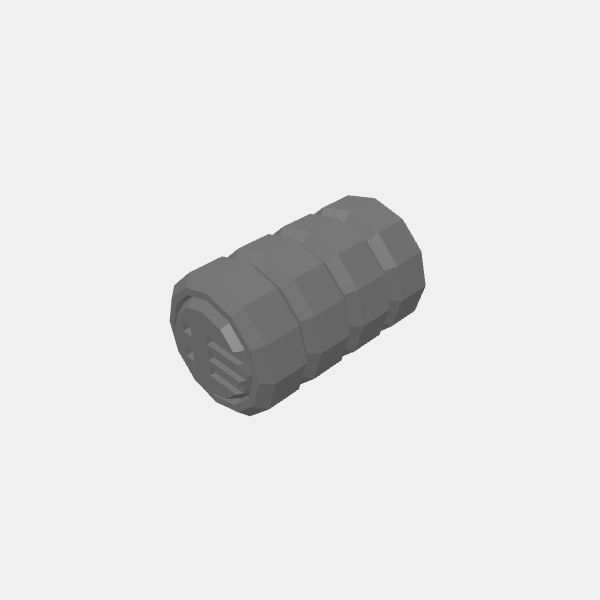 Sci Fi - Scatter Terrain 4 - Barrel v1.0.stl