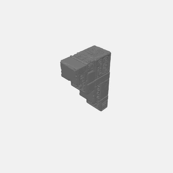 Relicstone - Stackers - Stair 1x3 Tall v1.0.stl