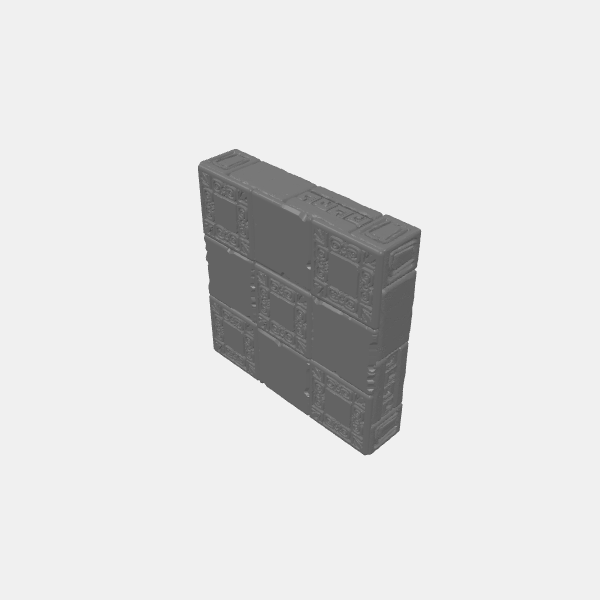 Relicstone - Stackers - Block 3x3 Short v1.0.stl