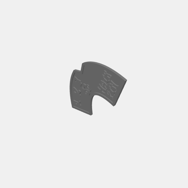 SB3D - Gaslands - Templates - Zombie Biohazard - Hairpin v1.0.stl