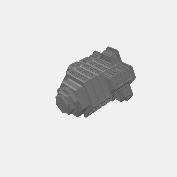 SB3D - Battletech Skyscrapers - 3 v1.0.stl
