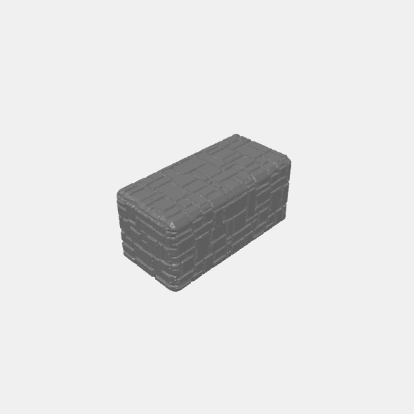 SB3D - Stackers Brickstone - 1x1 Tall v1.0.stl
