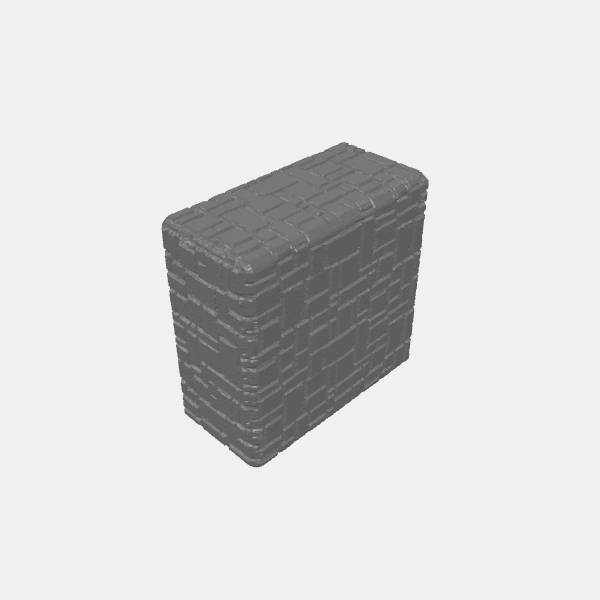 SB3D - Stackers Brickstone - 1x2 Tall v1.0.stl