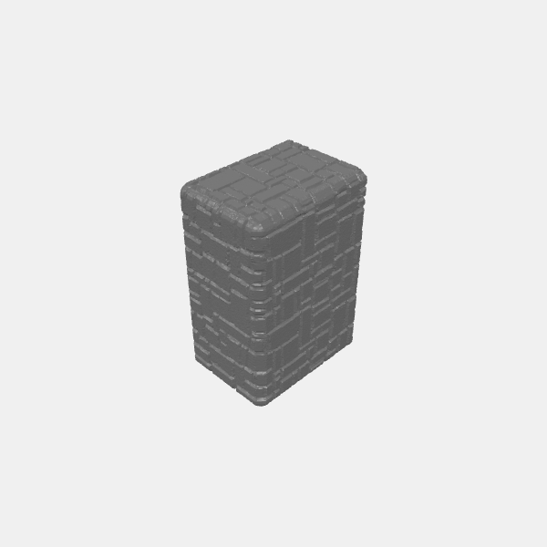 SB3D - Stackers Brickstone - 1x2 Mid v1.0.stl