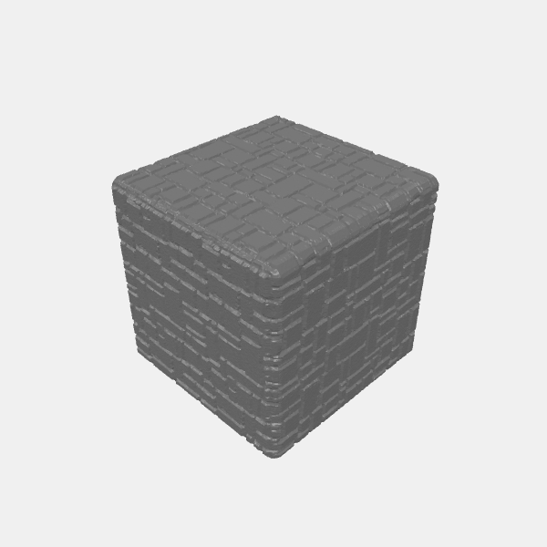 SB3D - Stackers Brickstone - 2x2 Tall v1.0.stl