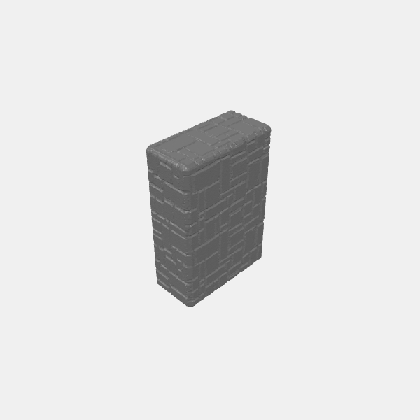 SB3D - Stackers Brickstone - 1x3 Tall v1.0.stl