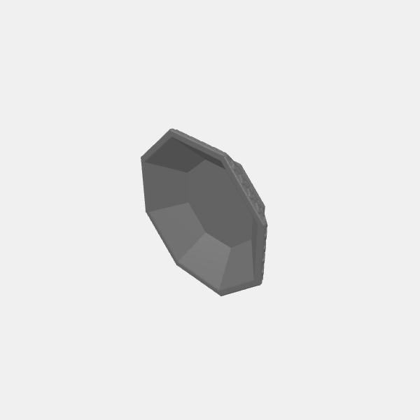 SB3D - Textured Dice Bowls - Meeple Pattern v1.0.stl