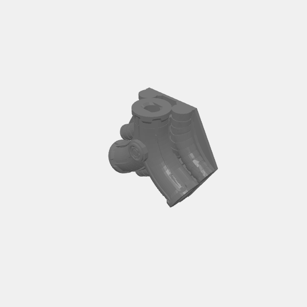 SB3D - Battletech - Pipeline Terrain - 1 Hex - Junction Y v1.0.stl